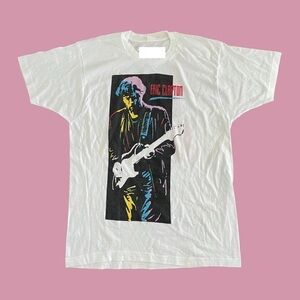 Eric Clapton 1990 Journeyman World Tour Guitar Fan Unisex T-Shirt